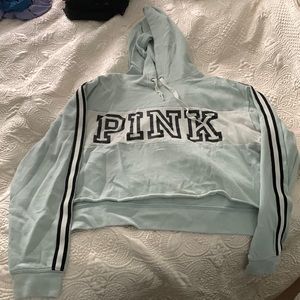 PINK cropped hoodie
